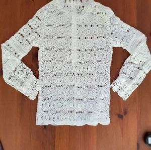 White lace top